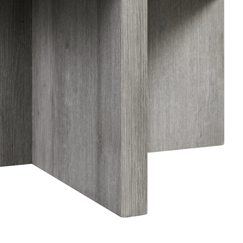 Uster Coffee Table W/Four storage Stools Grey