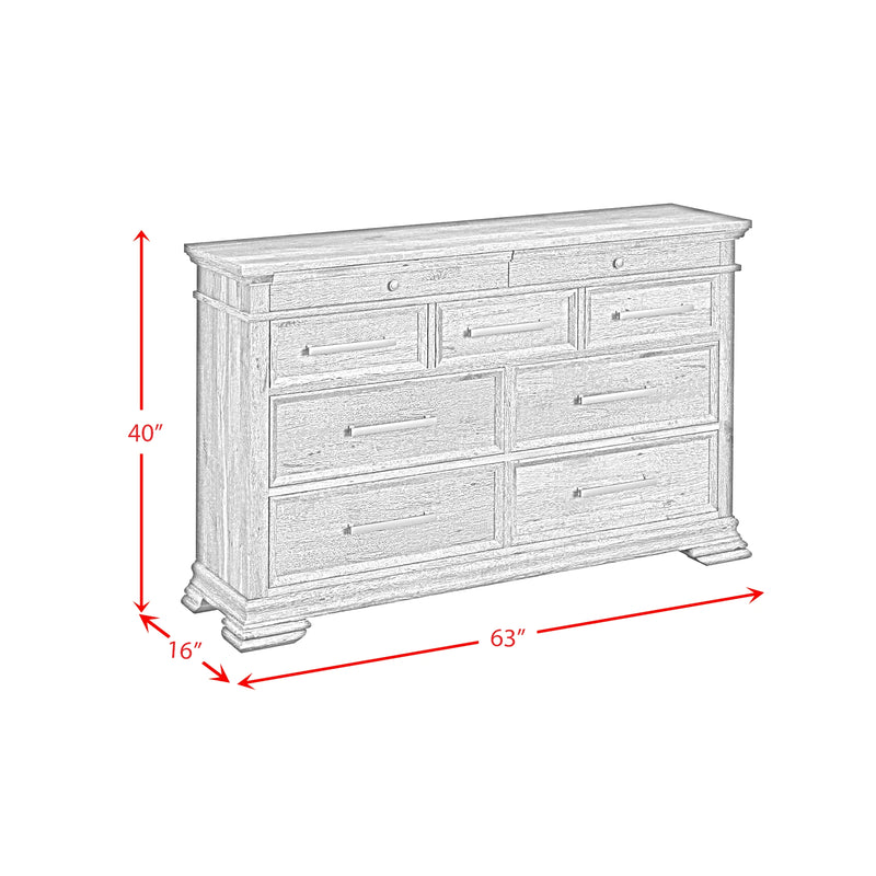 Park Ridge Sleigh Storage Bedroom Set in Charcoal