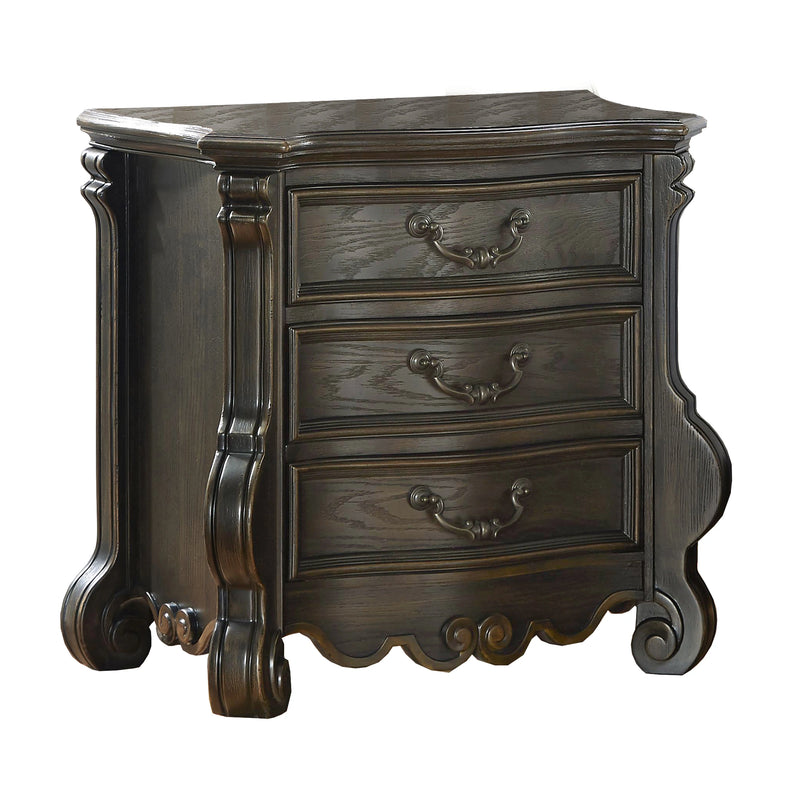 Steve Silver Rhapsody 3 Drawer Nightstand in Molasses