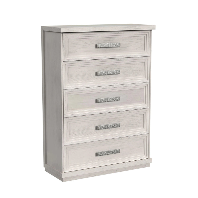 Avalanche Storage Bedroom Set in Antique White