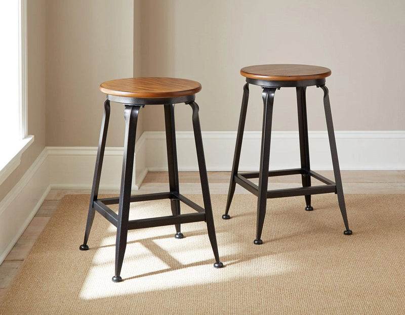 Steve Silver Adele Counter Stool in Brown (Set of 2)