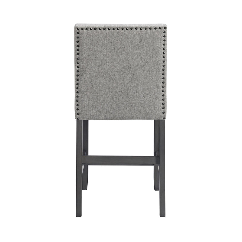 Seneca Counter Side Chair with Grey Fabric (2 Per Carton)