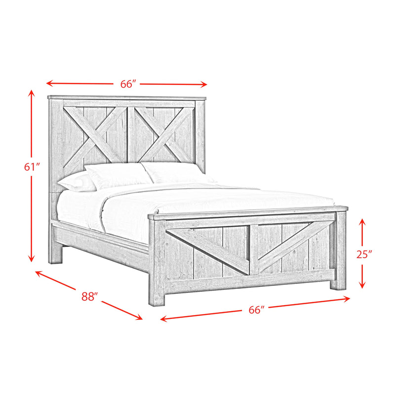 Maverick Panel Bedroom Set in Antique Grey