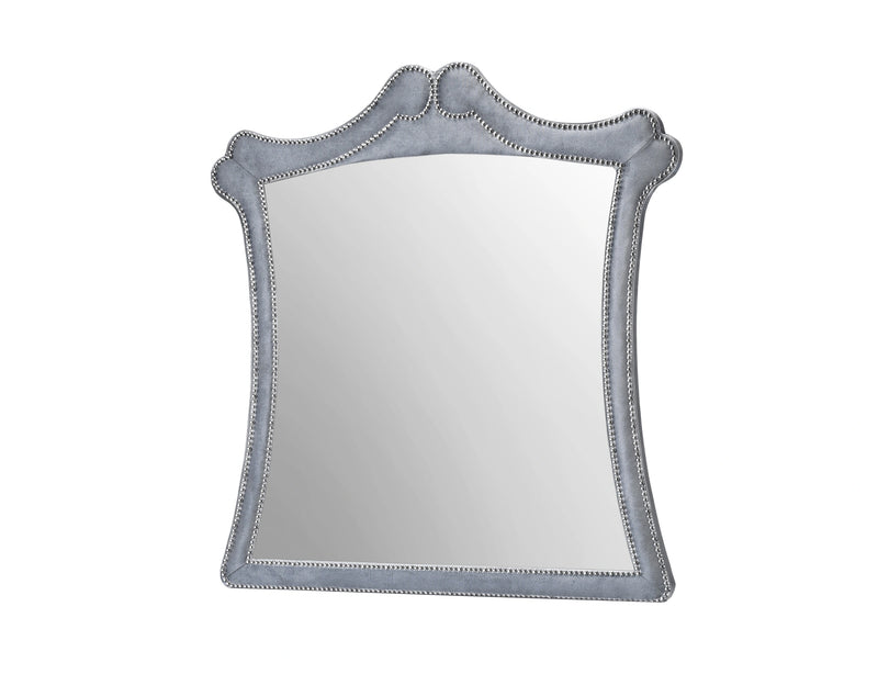 Crown Mark Furniture Voltare Mirror in Dark Grey image