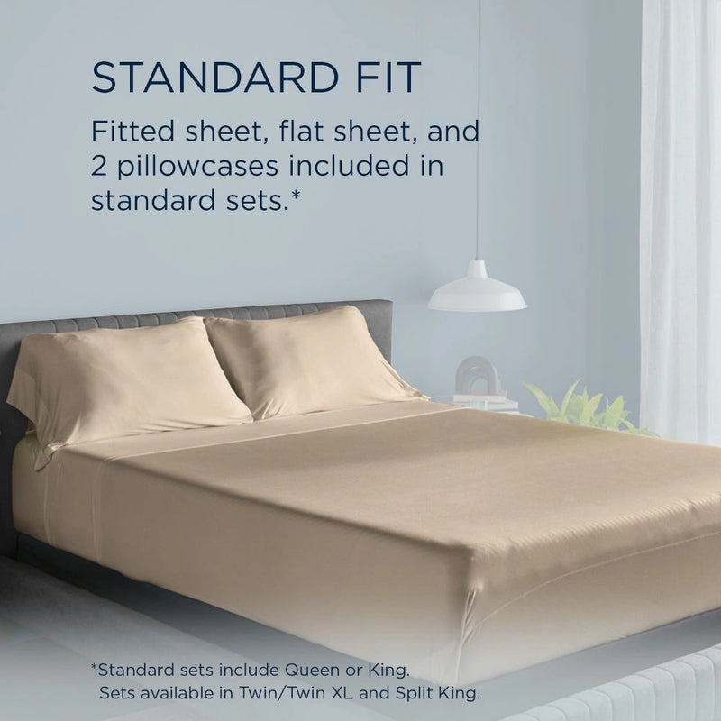 Tempur-Pedic Breeze Pillowcase Set - Sandstone