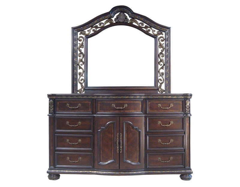 Steve Silver Monte Carlo Mirror in Cocoa