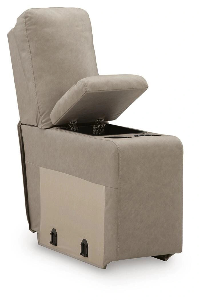 Brannigan Reclining Sectional with Storage Consoles