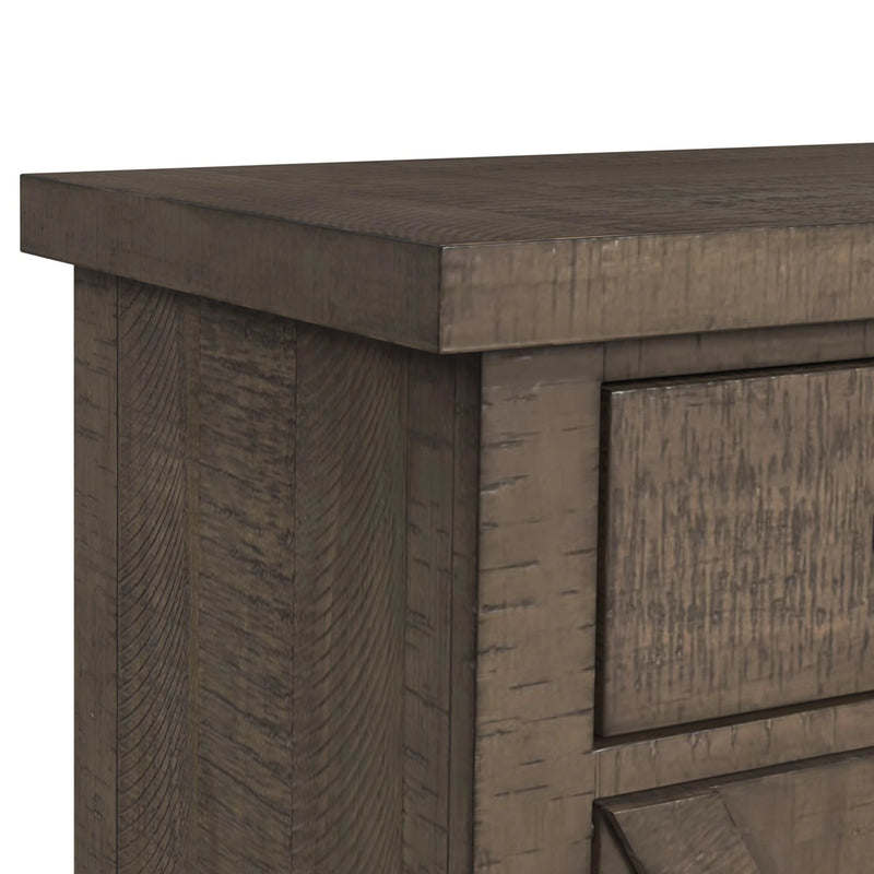 Yellowstone Server in Medium Brown