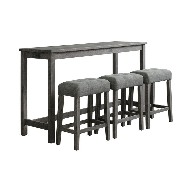 Oak Lawn Bar Table Single Pack (Table + Three Stools)