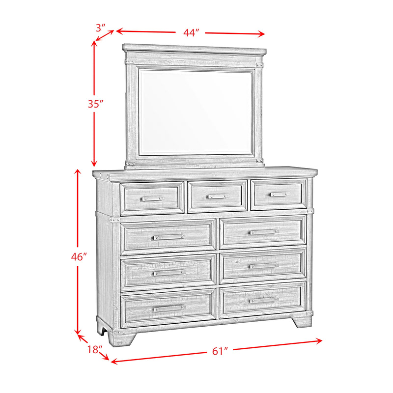 Colorado City Storage Bedroom Set in Charcoal