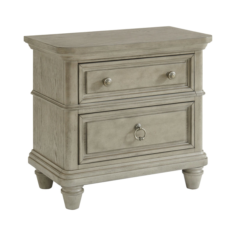 Whit-Ash Panel Bedroom Set in Light Grey