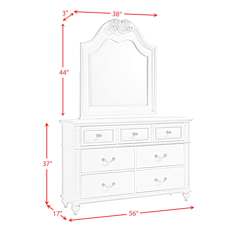 Alana Dresser & Mirror Set