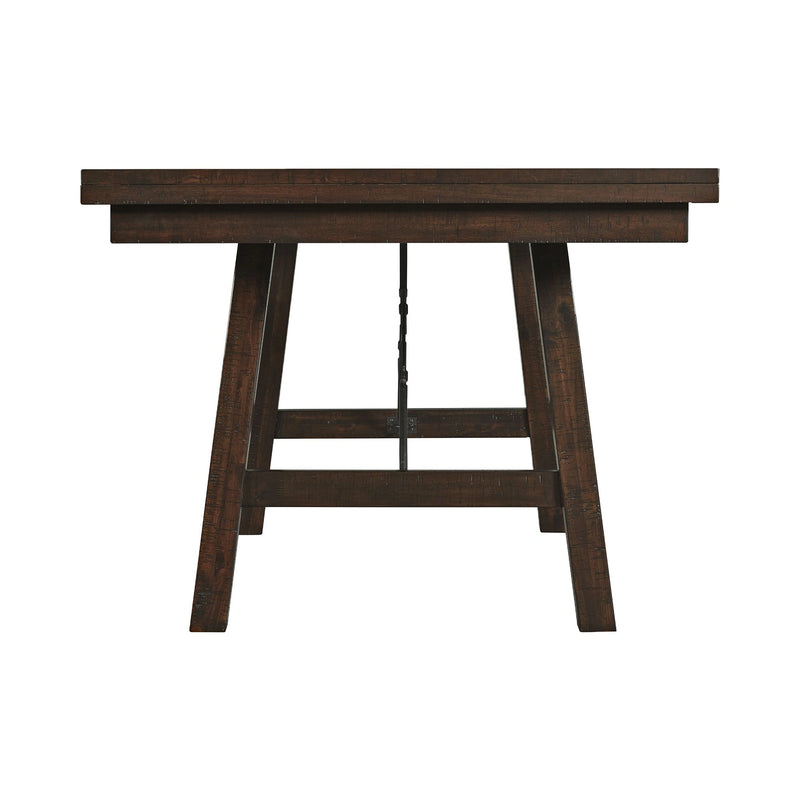 Jax 6PC Dining Set (72"" Table + 4 Chairs + Bench) in Cherry