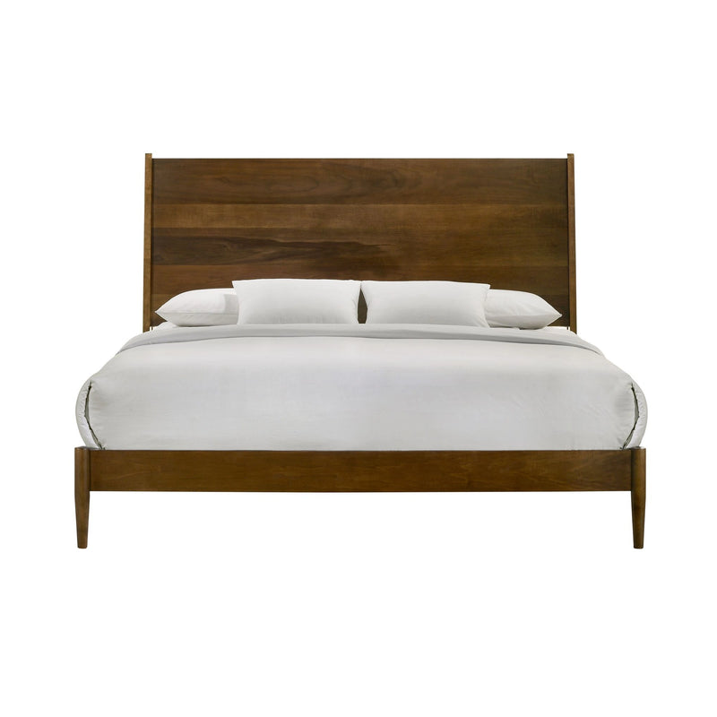Malibu Panel Bed in Walnut