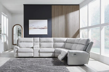 Grafton Pike Reclining Sectional with Storage Console