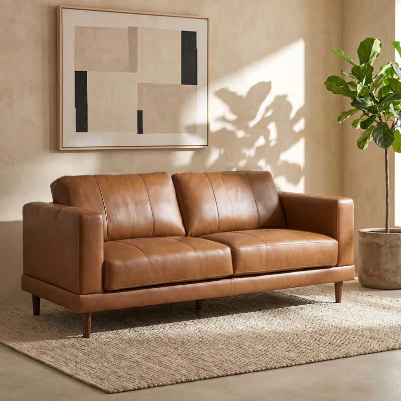 Hampton Loveseat In Fiero (Top Grain/PVC)