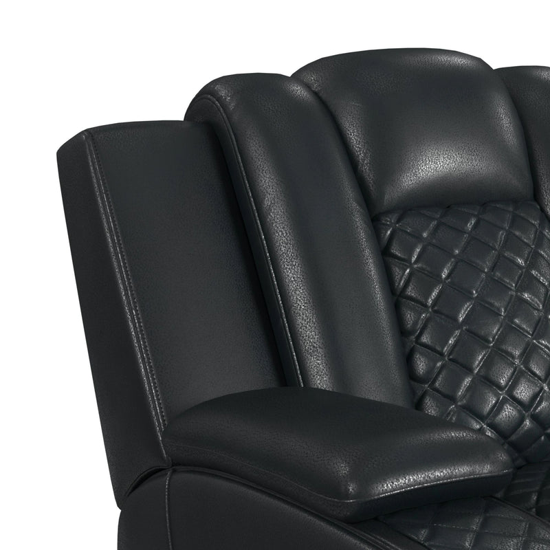 Carlo Power Motion Sofa with Power Headrest, Dropdown Table, Power Strip, LED and Reading Light