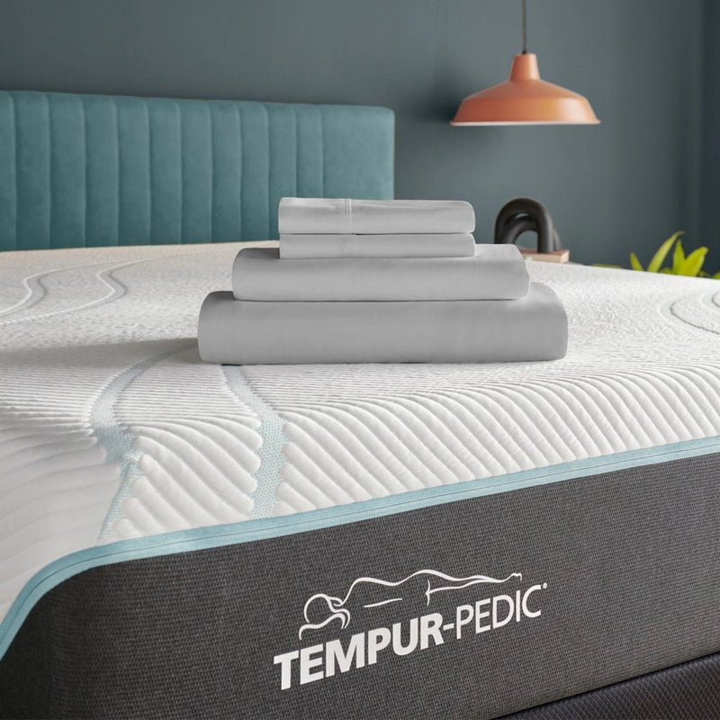 TEMPUR Classic Cotton Sheet Set Sleepy Silver Mist