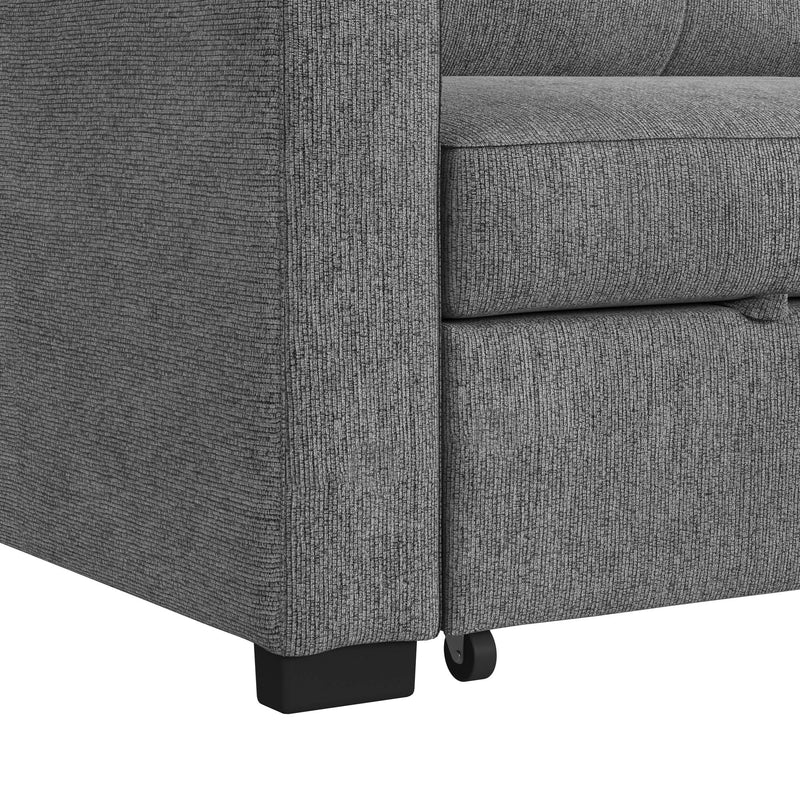 Homer Klicklak Chair W/Pull Out Bed in Clementine Grey
