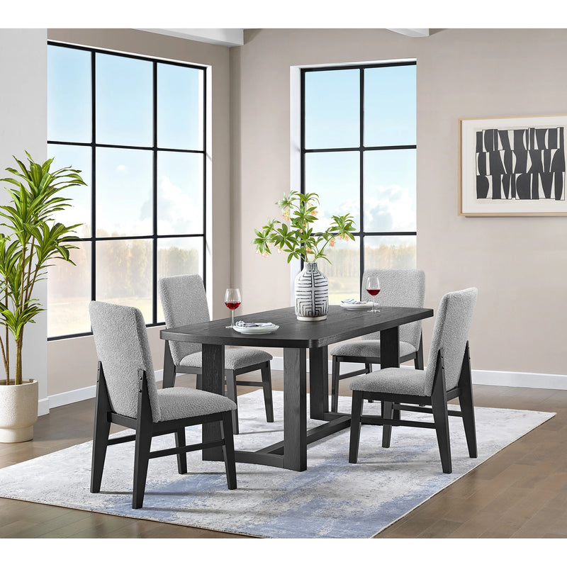 Portland Dining Set in Black
