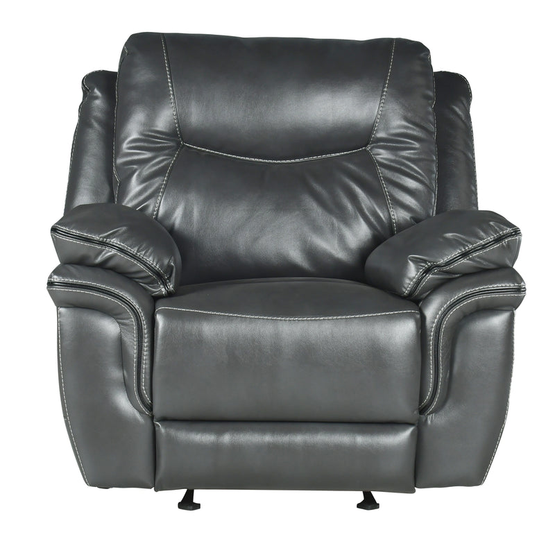 Steve Silver Isabella Manual Glider Recliner in Grey