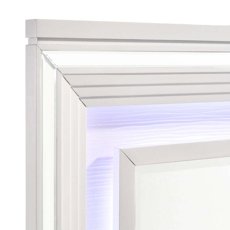 Twenty Nine Dresser & Mirror Set White