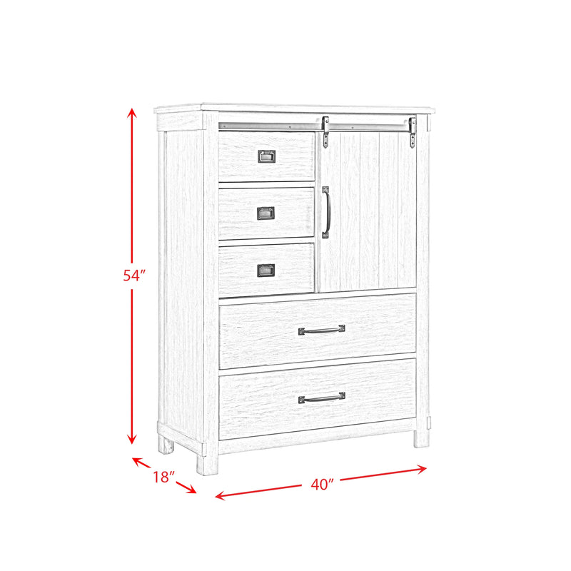 Scott Chest White Finish