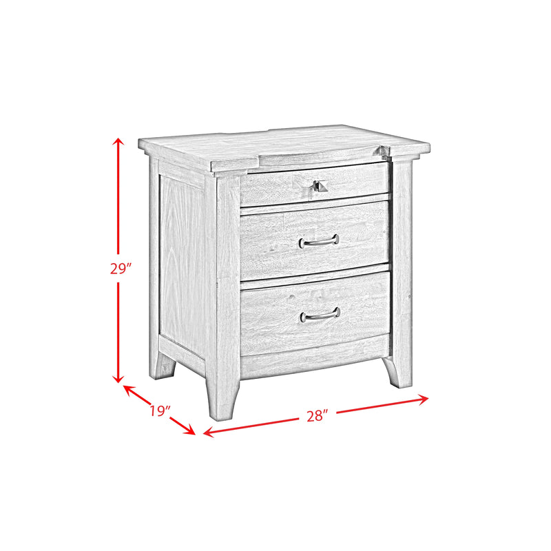 Gage Sleigh Storage Bedroom Set in Chestnut