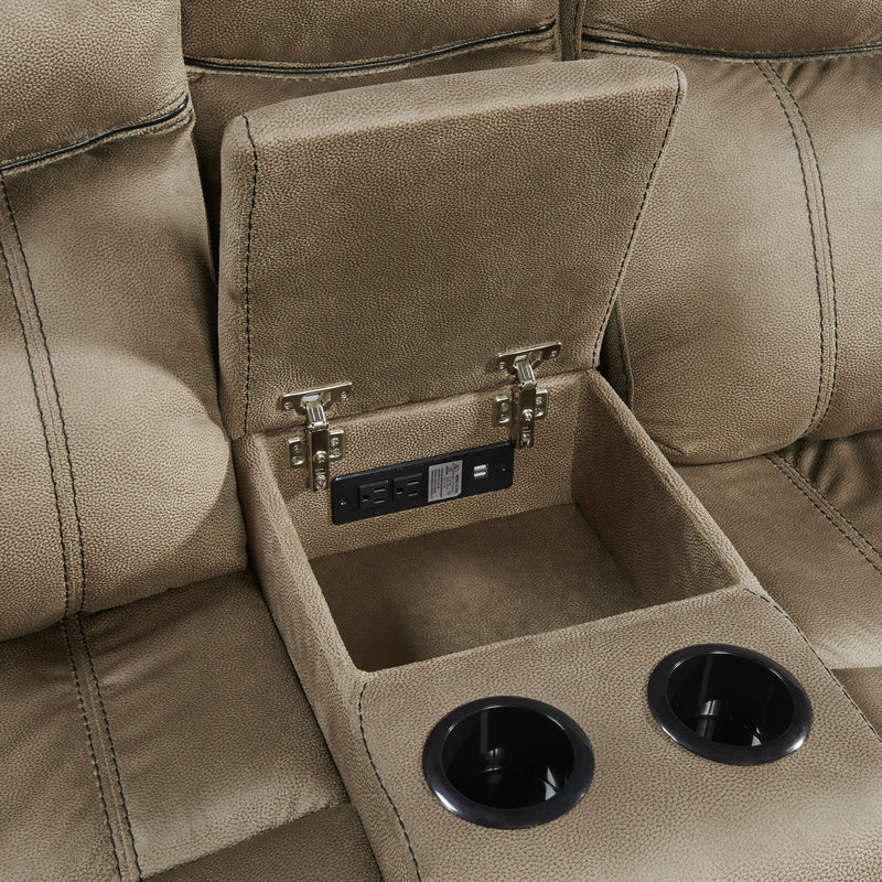 Sorrento Motion Loveseat with Console
