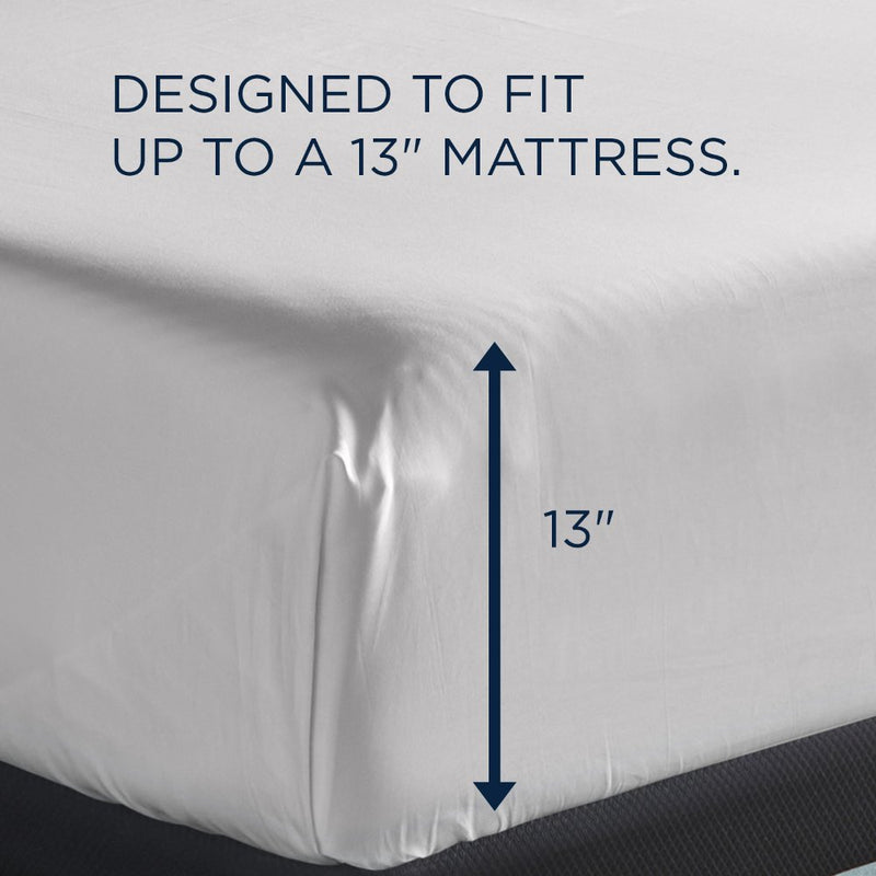 TEMPUR Classic Cotton Sheet Set White