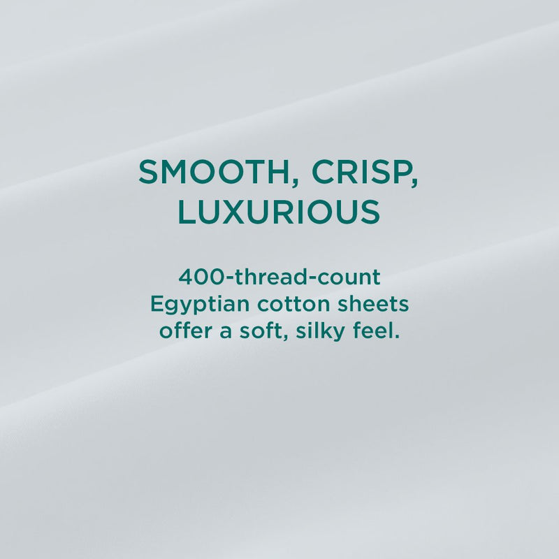 TEMPUR-Adapt Luxe Egyptian Cotton Sheets - White