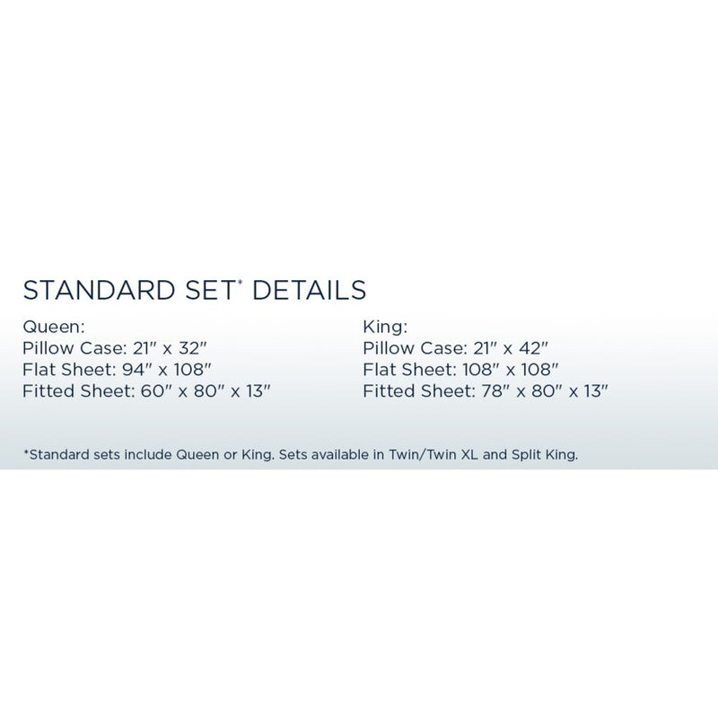 Tempur-Pedic ProPerformance Sheet Set- Sleepy Blue