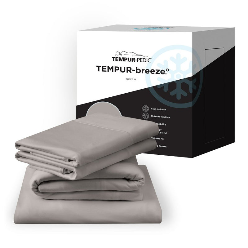 Tempur-Pedic Breeze Pillowcase Set - Graphite