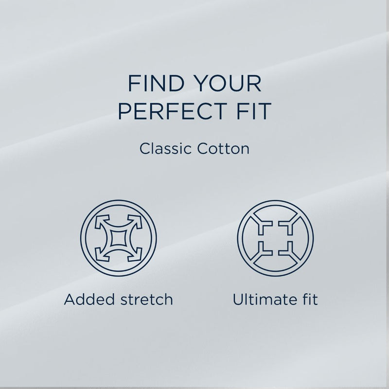 TEMPUR Classic Cotton Sheet Set Sleepy Blue