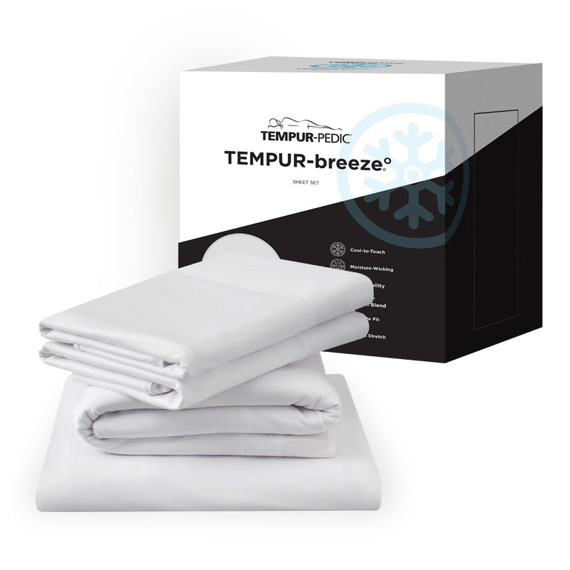 TEMPUR breeze cooling Sheet Set White