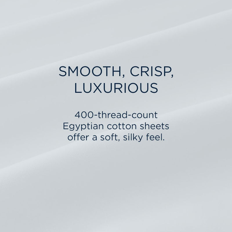TEMPUR Luxe Egyptian Cotton Sheet Set Cool Gray