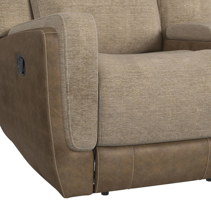 Hornet 3PC Sectional Set with Console and 2 Recliners
