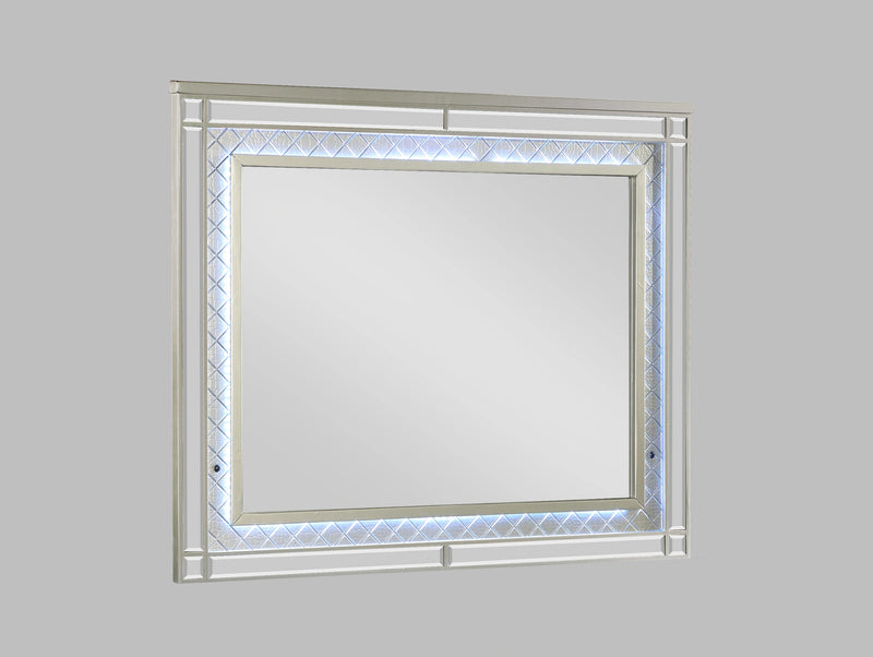 Crown Mark Furniture Cristian Dresser Mirror in Beige image
