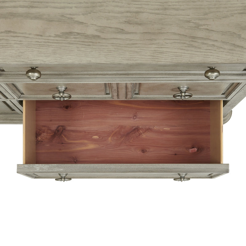 Whit-Ash Panel Bedroom Set in Light Grey