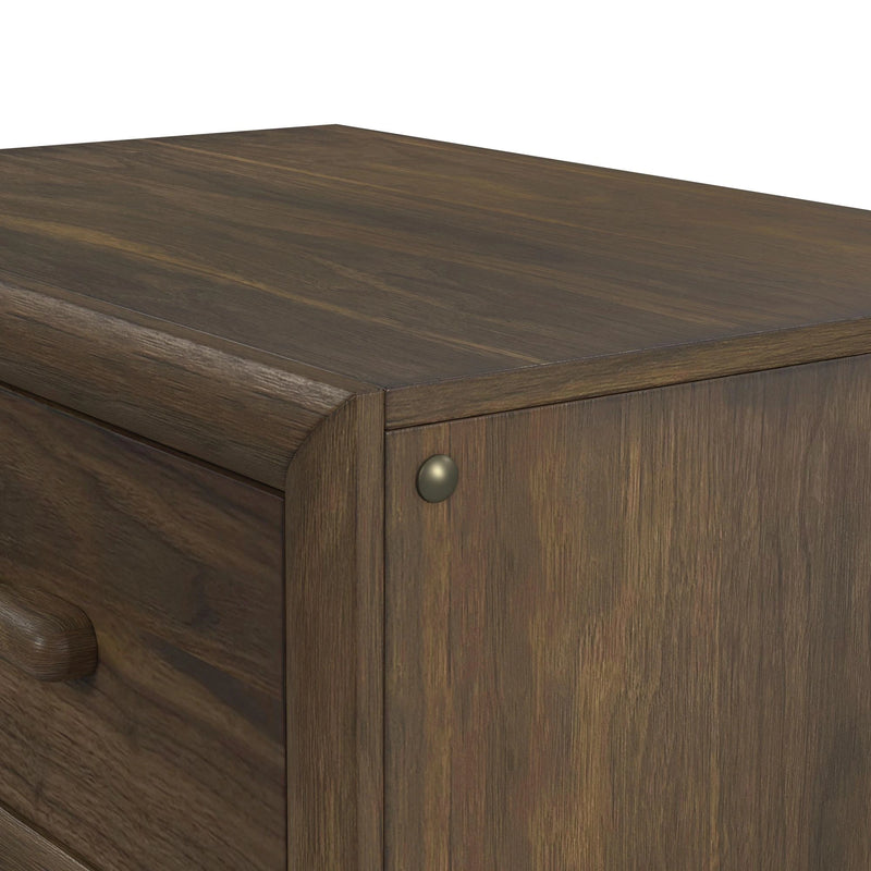Brisbane UPH Bedroom Set with Boucle Beige and LED in Brown