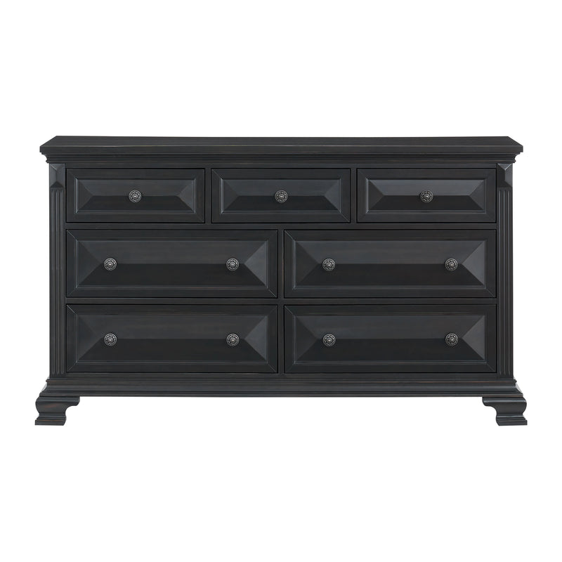 Bridgestone 7-Drawer Dresser in Antique White