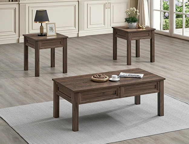 Lorraine 3-Pc Cocktail Set Brown