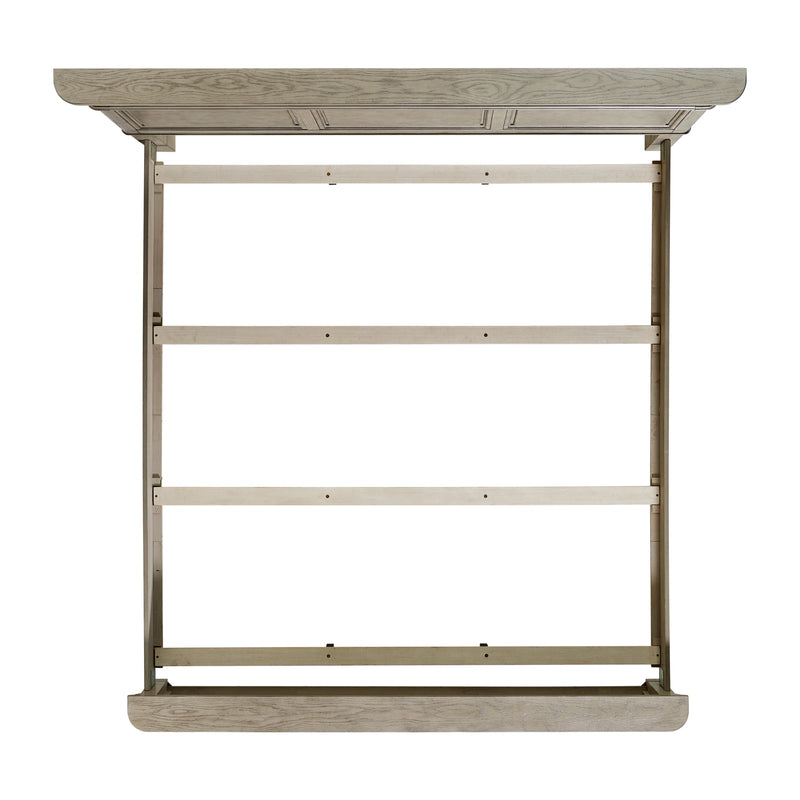 Whit-Ash Panel Bed in Light Grey