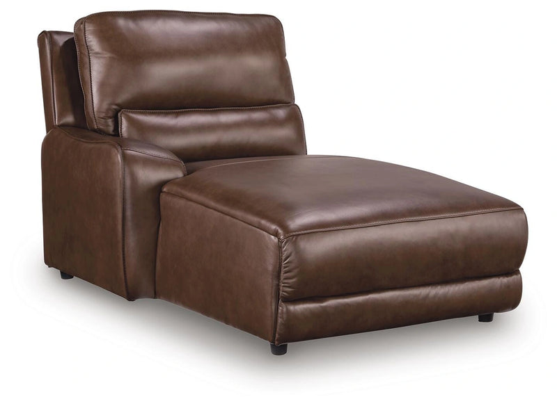 Silverbrooke Reclining Sectional with Double Chaise and Storage Consoles
