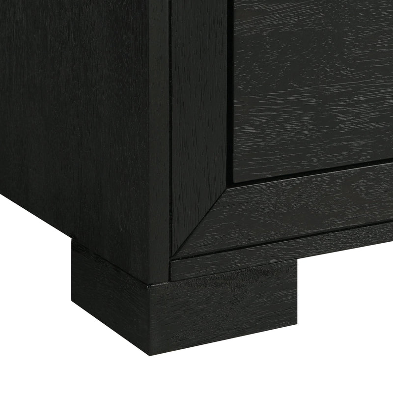 Allan Panel Bedroom Set in Black