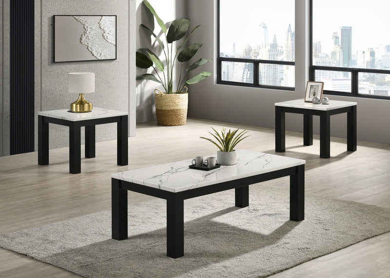 Ivy 3-Pk Cktl Set Faux Marble