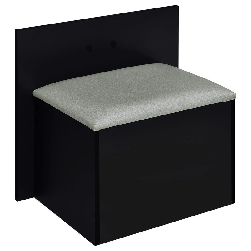 Flora Makeup Vanity Table with LED Mirror and Stool