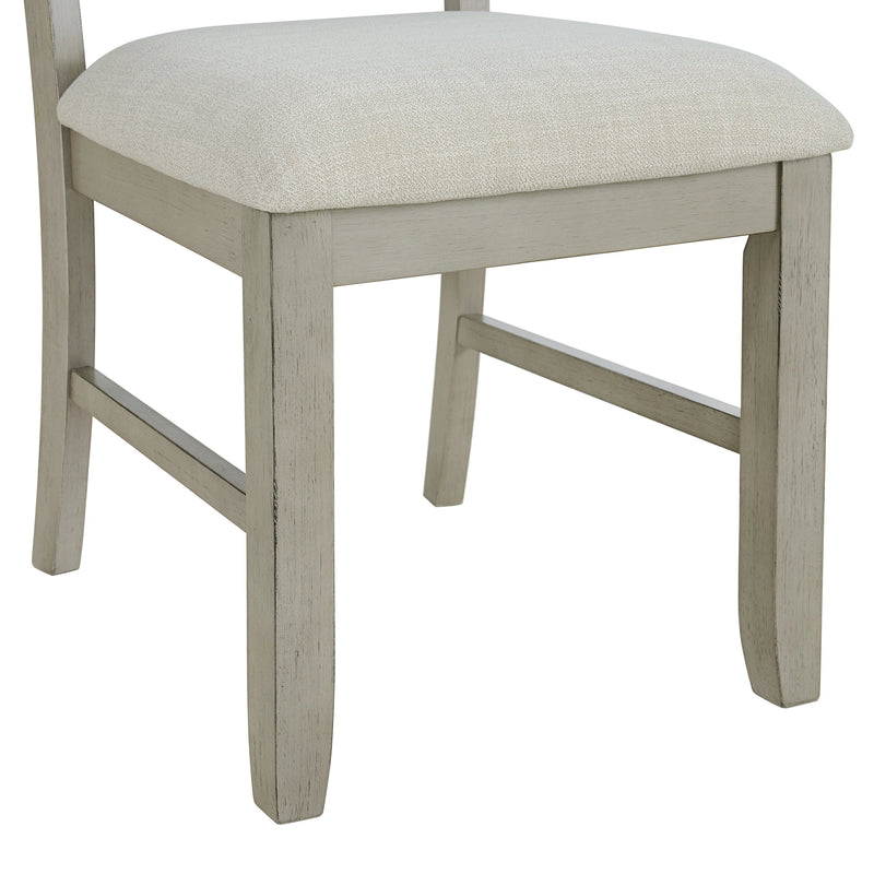 Farmington Dining Set in Medium Brown and Washed Stone