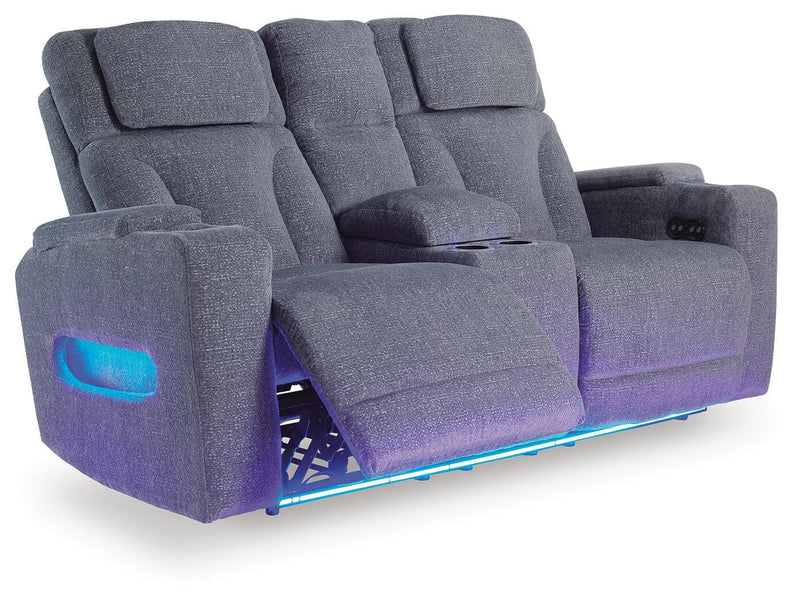 Forest Lake Power Reclining Loveseat with Console