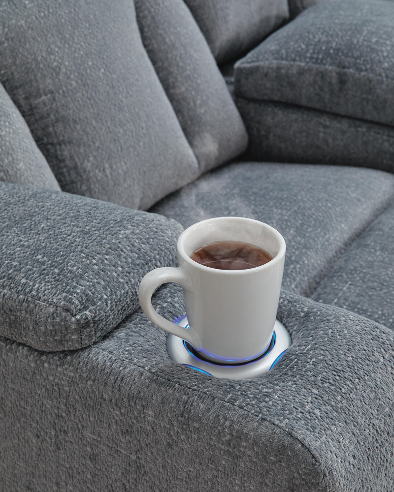 Forest Lake Power Reclining Loveseat with Console